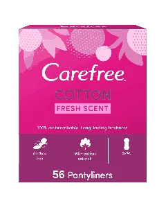 Carefree Female Napkins Refreshing Cotton 58 / 56 Pc 5 C