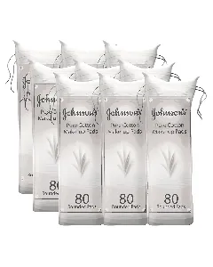 Johnson Make Up Cotton Pads 80 P 6+3 Offer