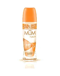 Mum Deodorant Roll On Peach Fragrance 75 Ml