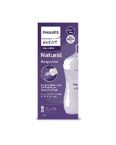 Avent Feeding Bottle Natural Plastic Blue 260 Ml