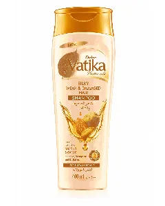 Vatika Hair Shampoo For Silky Weak And Damage 400 Ml