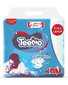 Teemo Baby Diapers Mega Newborn (1) 76*3 C