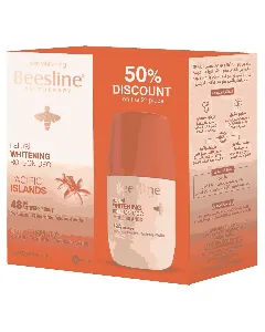 Beesline Deodorant Roll Pacific Island Whitening 50 Ml (1+50% Disc) Offer