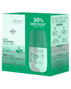 Beesline Deodorant Roll Green Forest Whitening 50 Ml (1+50% Disc) Offer