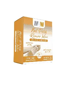 Maw Nail Polish Removal Wipes Jasmine Fragrance 24 P 24 C