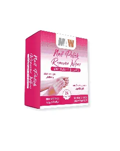 Maw Nail Polish Removal Wipes Rose Fragrance 24 P 24 C