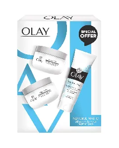Olay Cream Natural Fairness Day + Night 50 G + Face Wash Free