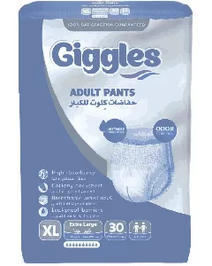 Giggles Adult Pants X Large 30 P 2 C