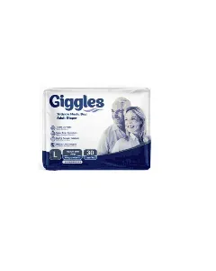 Giggles Adult Diapers X Large 30 P 3 C