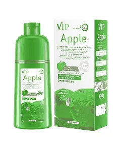 Vip Apple Hair Color Shampoo Dark Brown 400 Ml