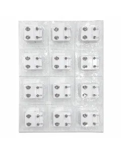 Caflon Colored Silver Medical Earrings