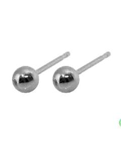 Caflon Plain Silver Medical Earrings