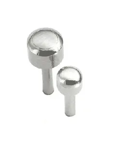 Caflon Small Size Plain Silver Medical Earrings