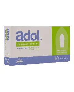 Adol 500 Mg Suppository 10P
