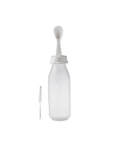 Pigeon Feeding Plastic Bottle Weaning With Spoon 240 Ml P330 D329