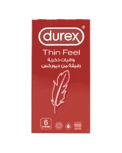 Durex Condom Thin Feel Smooth 6 P