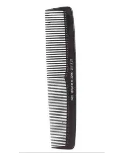 Stylist German Comb Black 11.5 Cm With Handle 0473