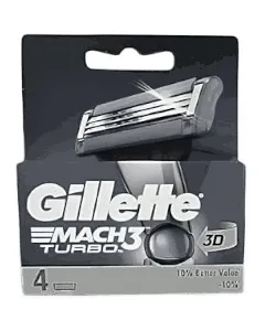 Gillette Mach3 Turbo Multi-Use Blade 4P