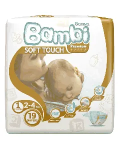 Sanita Bambi Baby Diapers Try Bag (1) 19*3 C