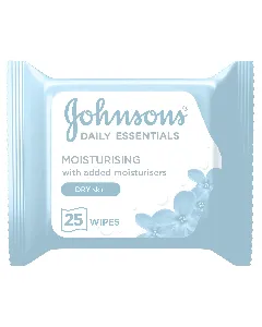 Johnson Make Up Cleansing Wipes Dry Skin 25 P