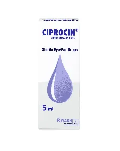 Ciprocin 0.3% Eye & Ear Drop 5 Ml