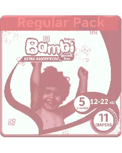Sanita Bambi Baby Diapers Try Bag (5) 11*6 C