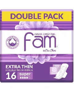 Fam Female Napkins Maxi With Wings 8*2*9 C