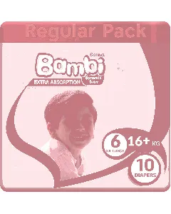 Sanita Bambi Baby Diapers Try Bag (6) 10-9*6 C
