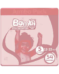 Sanita Bambi Baby Diapers Jumbo (5) 54*3 C