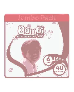 Sanita Bambi Baby Diapers Jumbo (6) 40*3 C
