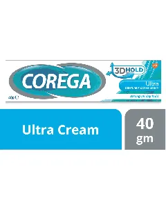 Corega Ultra Denture Fixative Cream 40 Gm