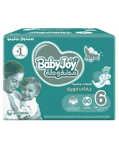 Babyjoy Baby Diapers Box Jumbo (6) 60*1 P