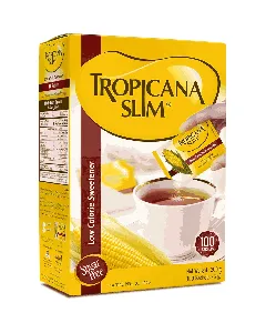 Tropicana Slim Low Calorie Sweetener 100 Sachets