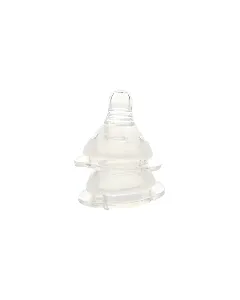 Baby Zone Silicone Nipple 2Pcs Wide Neck M Size 8239