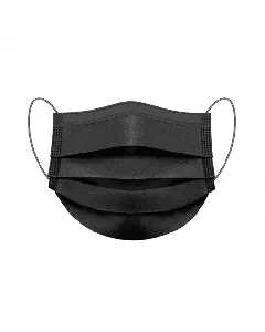 Face Mask Cloth Tissue Cotetd Black Colour 1P