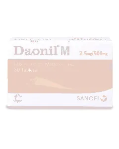 Daonil M 2.5/500 Mg Tablet 30