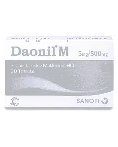 Daonil M 5/500 Mg Tablet 30