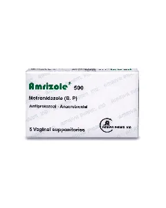 Amrizole 500 Mg Vaginal Suppositories 5P