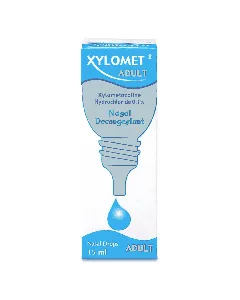 Xylomet 0.1% Nasal Drop 15 Ml Adult