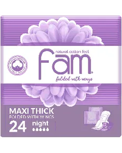 Fam Female Napkins Night With Wings Compressed 24*8 C