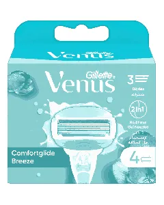 Gillette Venus Comfort Glide Breeze Multi-Use Blade 4P
