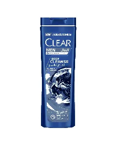 Clear Hair Shampoo Men Deep Cleanse Activated Charcoal And Mint 200 Ml