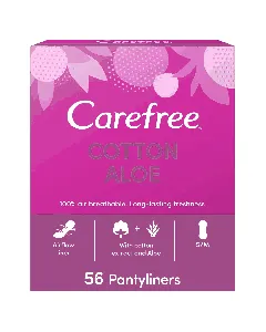 Carefree Female Napkins Aloe Vera 58/56 Pc 5 C