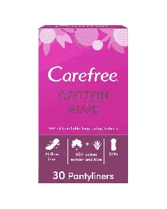 Carefree Female Napkins Aloe Vera 30 Pc