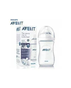 Avent Feeding Bottle Natural Plastic 260Ml*2 P