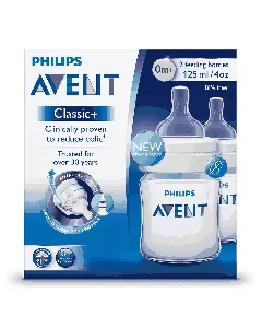 Avent Feeding Bottle Classic Pp Plastic 125 Ml *2 P