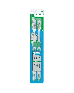 Oral B Tooth Brush Maxi Clean 1+1 Medium