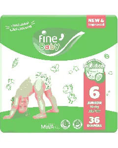Fine Baby Diaper Jumbo (6) 36*6 Pk