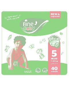 Fine Baby Diaper Jumbo (5) 40*3 Pk