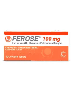Ferose 100 Mg Tablet 30P 180 C